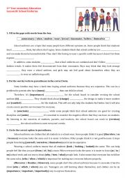 English Worksheet: Lesson18: School Uniforms