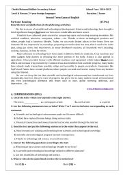 English Worksheet: EXAM BUDDING SCIENTISTS 2AS