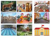 English Worksheet: Places in town