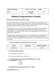 Full-Term 2 Test 7th form