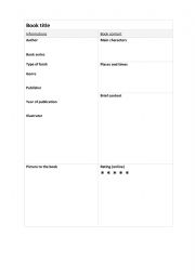 English Worksheet: readin overview