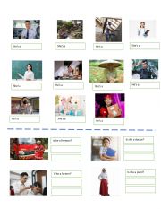 English Worksheet: job