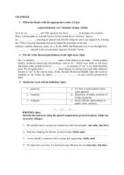 English Worksheet: grammar