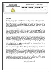 English Worksheet: end-of-term test 2  3rd form arts