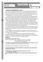 English Worksheet: full term test n1