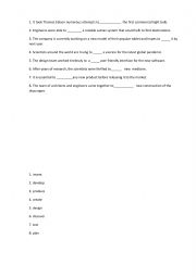 English Worksheet: Inventions