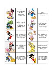 Present continuous - He & she - ESL worksheet by maryse peyé