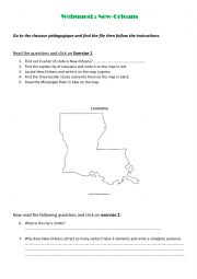 English Worksheet: New-Orleans