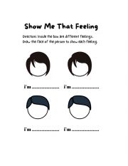 English Worksheet: Feelings
