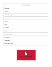 Scattergories game sheets
