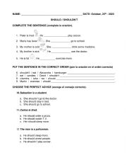 English Worksheet: parts of the body