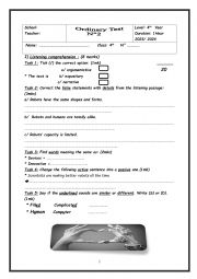 Mid-term 2 test