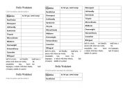 Prefix Worksheet