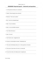 Reported Speech