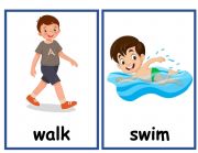 English Worksheet: VERBS CARDS