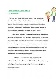 English worksheet: CHARLIE AND LOLA  de Lauren Child