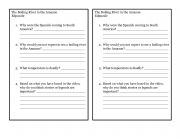 English Worksheet: Boiling River in Peru