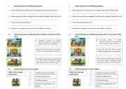 English Worksheet: Activities about violence