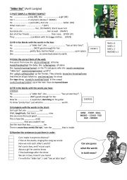 English Worksheet: Skater boy