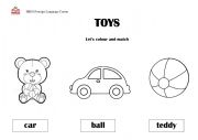 English Worksheet: Toys