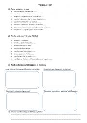 English Worksheet: Pinoccio