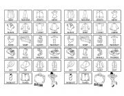 English Worksheet: Clothing
