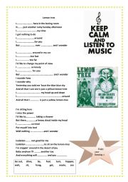 English Worksheet: lemon tree