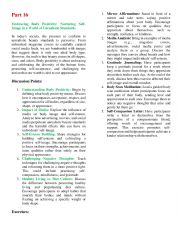 English Worksheet: Embracing Body Positivity: Nurturing Self-Image in a World of Unrealistic Standards