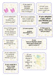English Worksheet: Second conditional
