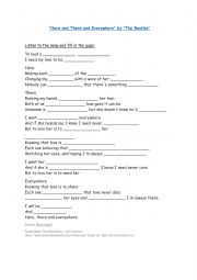English Worksheet: 