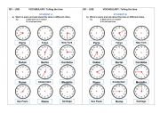 Telling the time