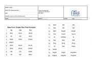 English Worksheet: Verbs Quiz