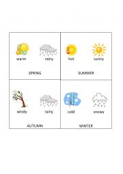 English Worksheet: Season wether