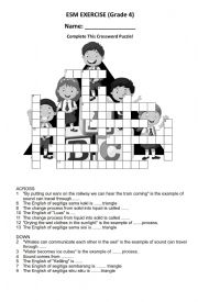 English Worksheet: ESM