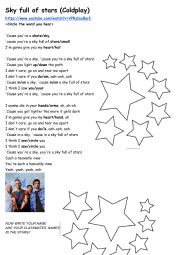 Sky full of stars - for kids
