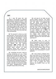 English Worksheet: END TERM 2 TEST 3RD FORM
