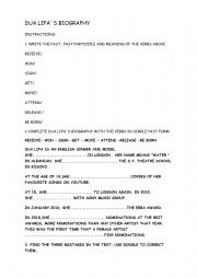 English Worksheet: DUA LIPAS BIOGRAPHY