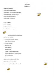 English Worksheet: Man vs Bee