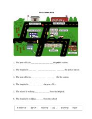 Community places and prepositions