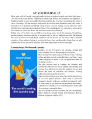 English Worksheet: At your service! Causatives Have and Get.