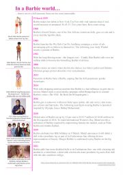Barbie dolls - a timeline