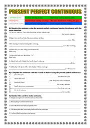 Present Perfect Continuous