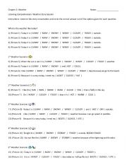 Weather Worksheet