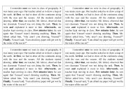 English Worksheet: Narrative paragraph