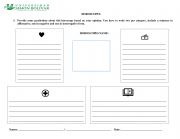 English Worksheet: Future tenses practice and evaluation rubrik
