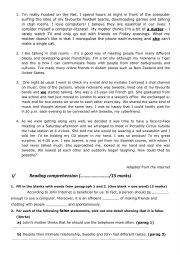 English Worksheet: internet addiction reading