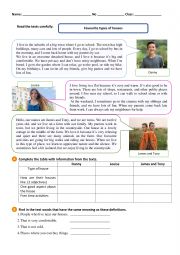 English Worksheet: Types of houses - Reading comprehension activity