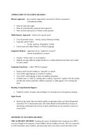 English Worksheet: REading