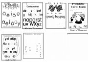 English Worksheet: Phonics rules mini book