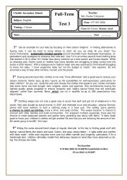 Mock Bac Exam